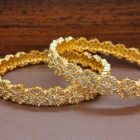 Mallika - Floral CZ Bangles