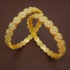 Mallika - Floral CZ Bangles