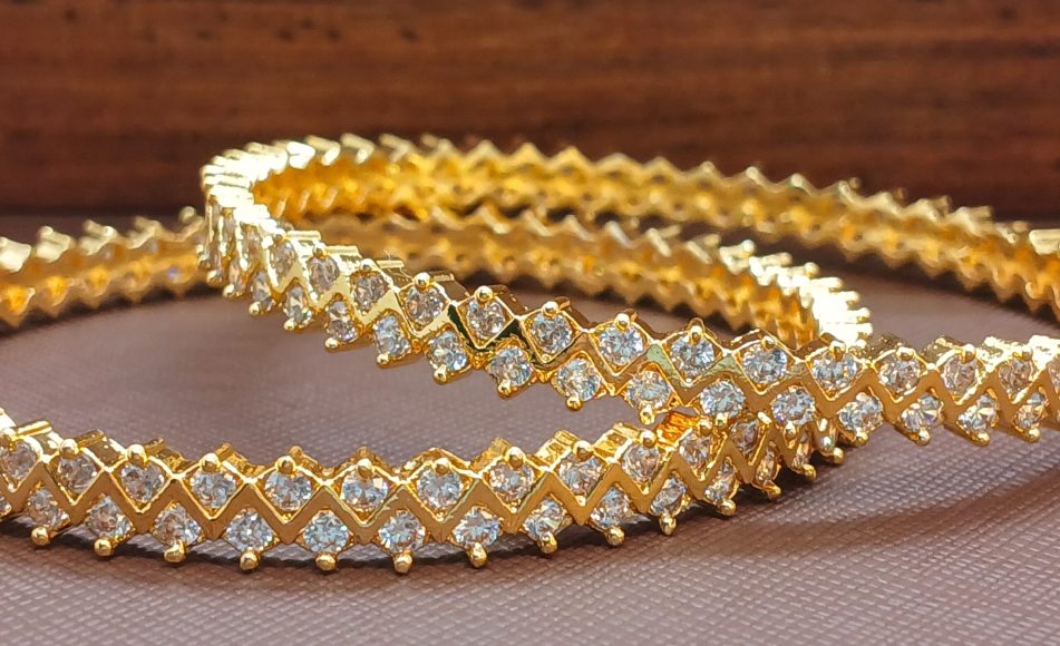 Mohana - CZ Stone Bangles